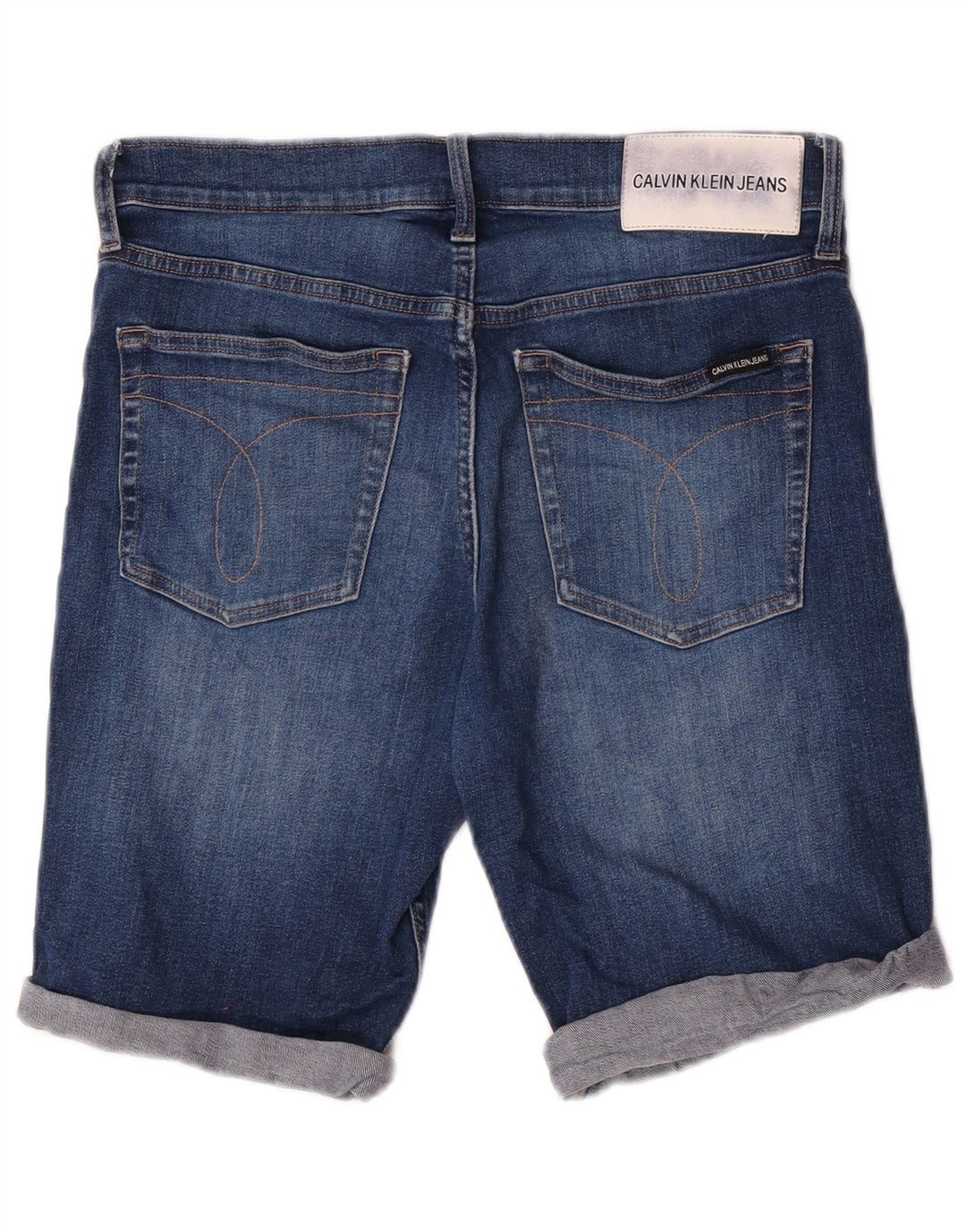 Shorts jeans masculino Calvin Klein W31 algodão azul médio