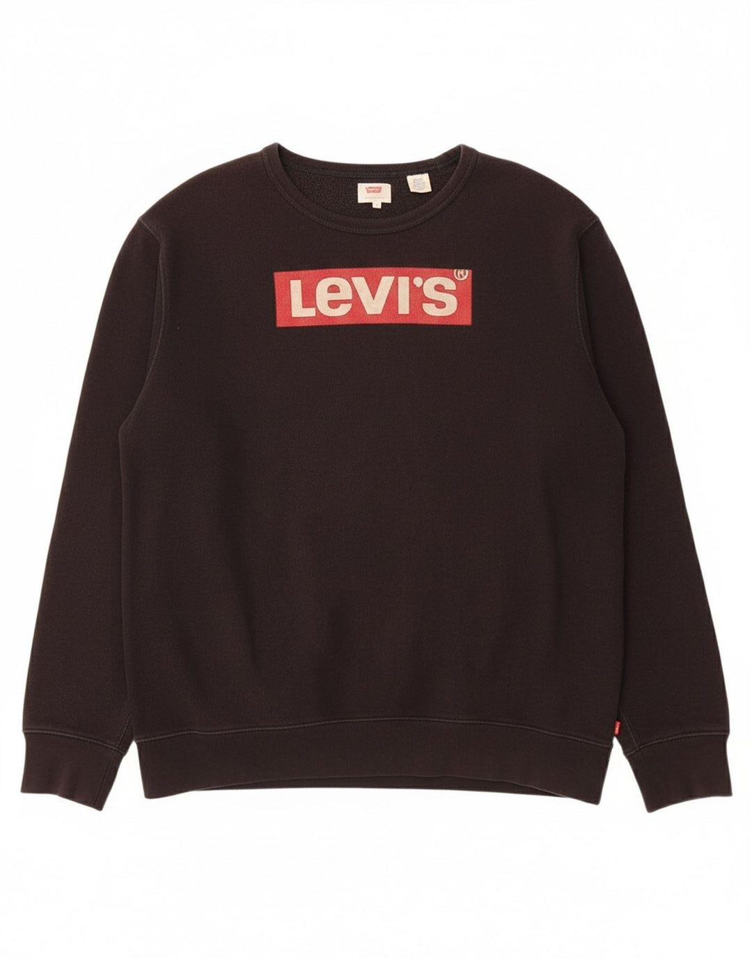 LEVI'S moletom gráfico masculino Jumper XL algodão preto