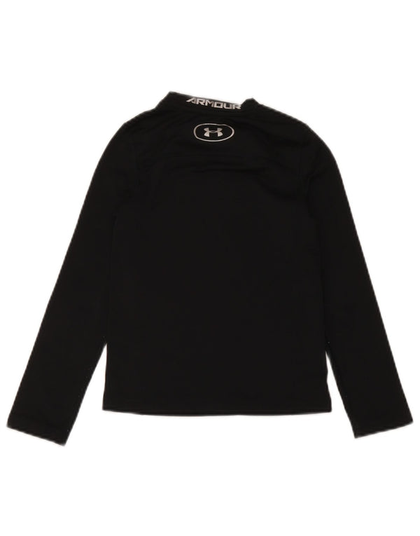 Under Armour Meninos Cold Gear Graphic Top Manga Comprida 6-7 Anos XS Preto