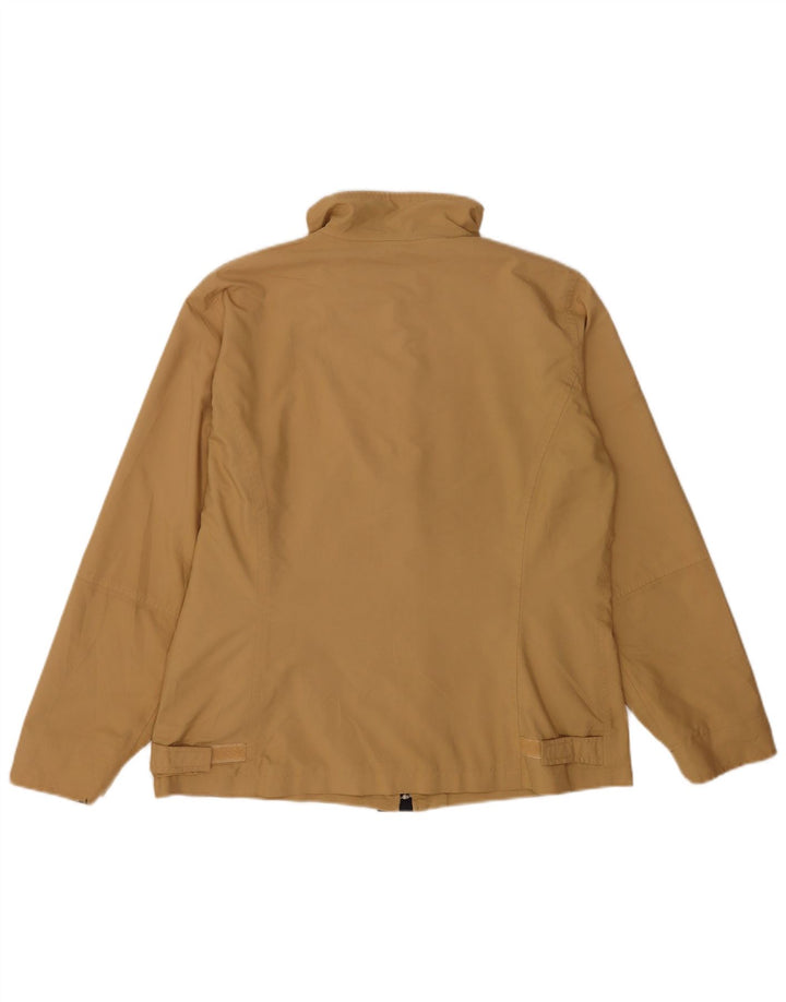 Jaqueta de chuva feminina Conte of Florence UK 18 XL poliéster bege