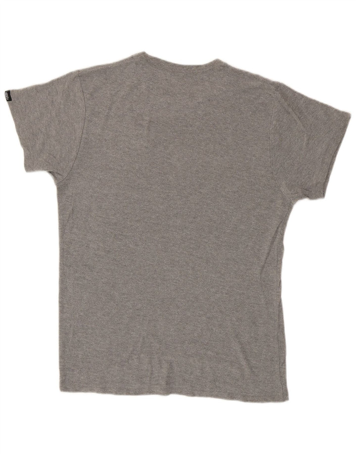 Camiseta masculina VANS Top pequeno algodão cinza