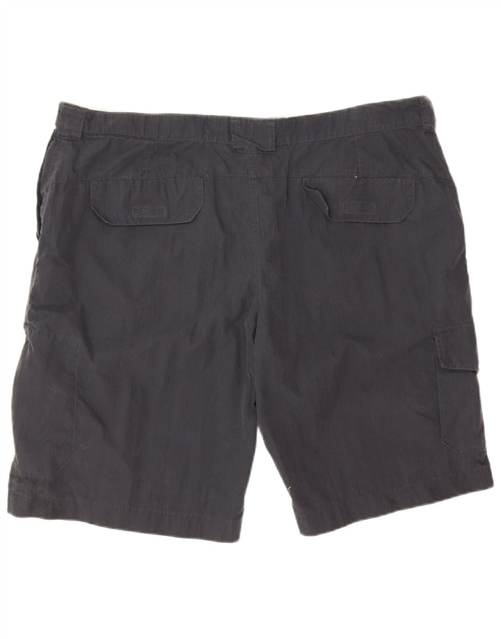 Shorts cargo masculino Marks & Spencer W42 2XL algodão azul marinho