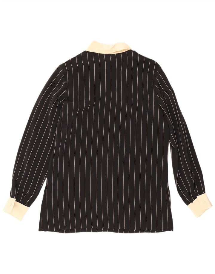 Pulôver feminino Gianfrediani Blusa IT 42 seda listrada preta média