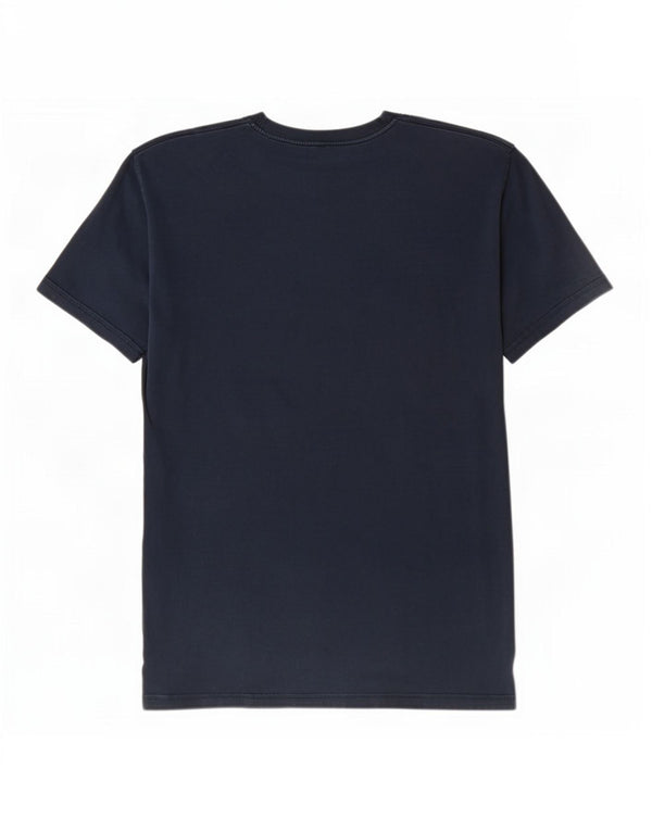 Camiseta Vans Masculina Classic Fit Top Médio Algodão Azul Marinho