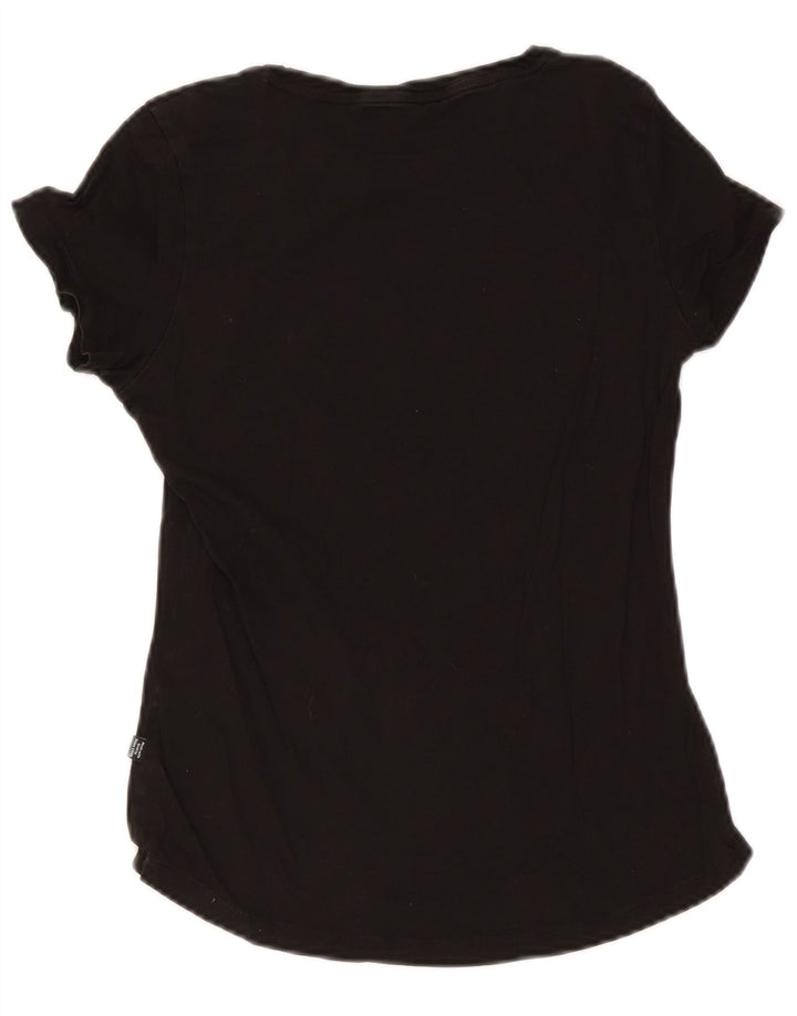 Puma Camiseta Feminina Graphic Top UK 10 Pequena Preta