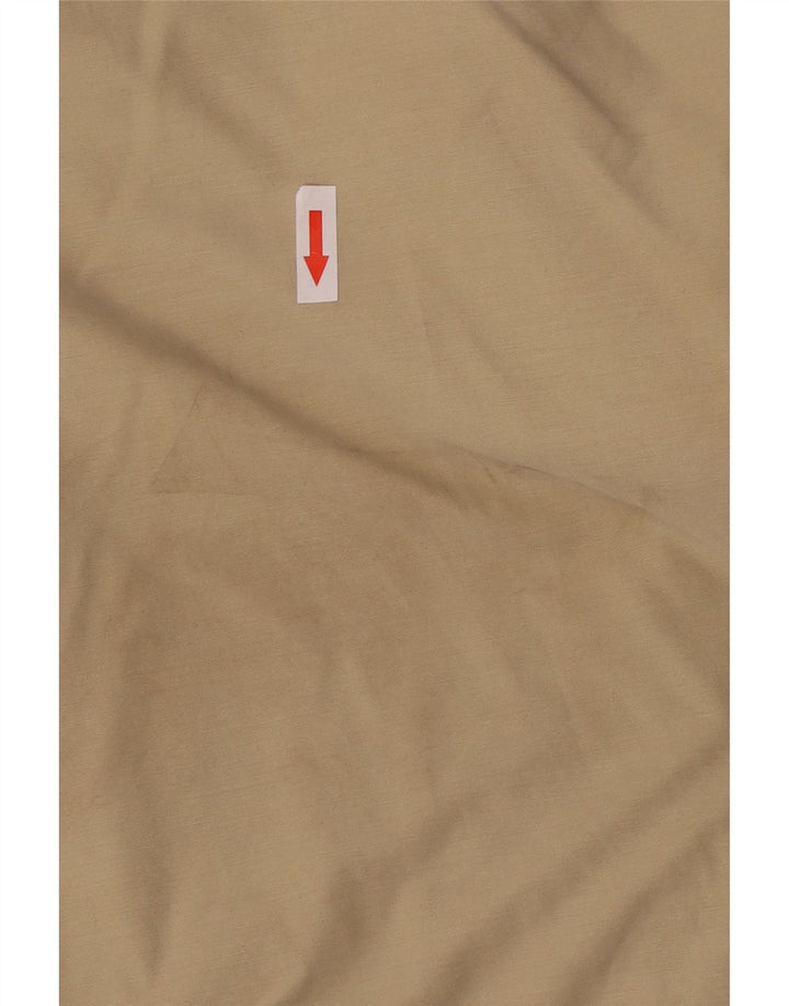 Jaqueta corta-vento masculina Timberland com capuz UK 42 XL poliéster bege