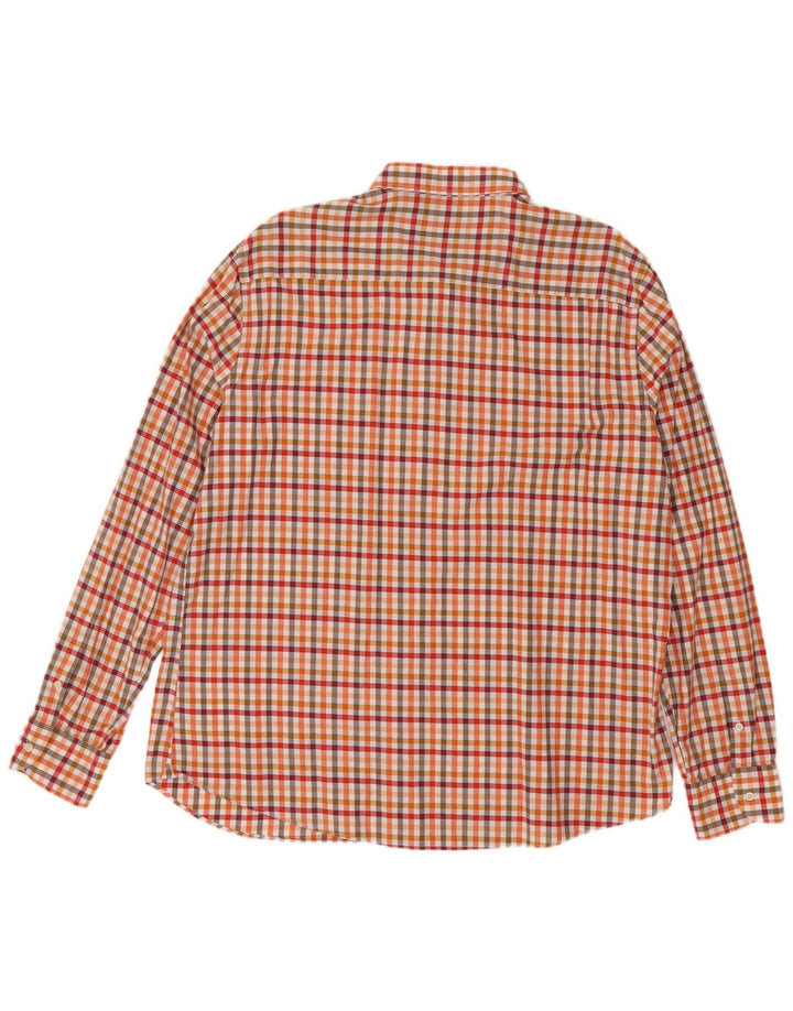 Camisa masculina Massimo Dutti 2XL xadrez amarelo