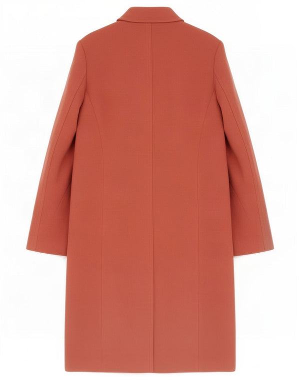 Sobretudo feminino Marks & Spencer UK 8 pequeno poliéster rosa