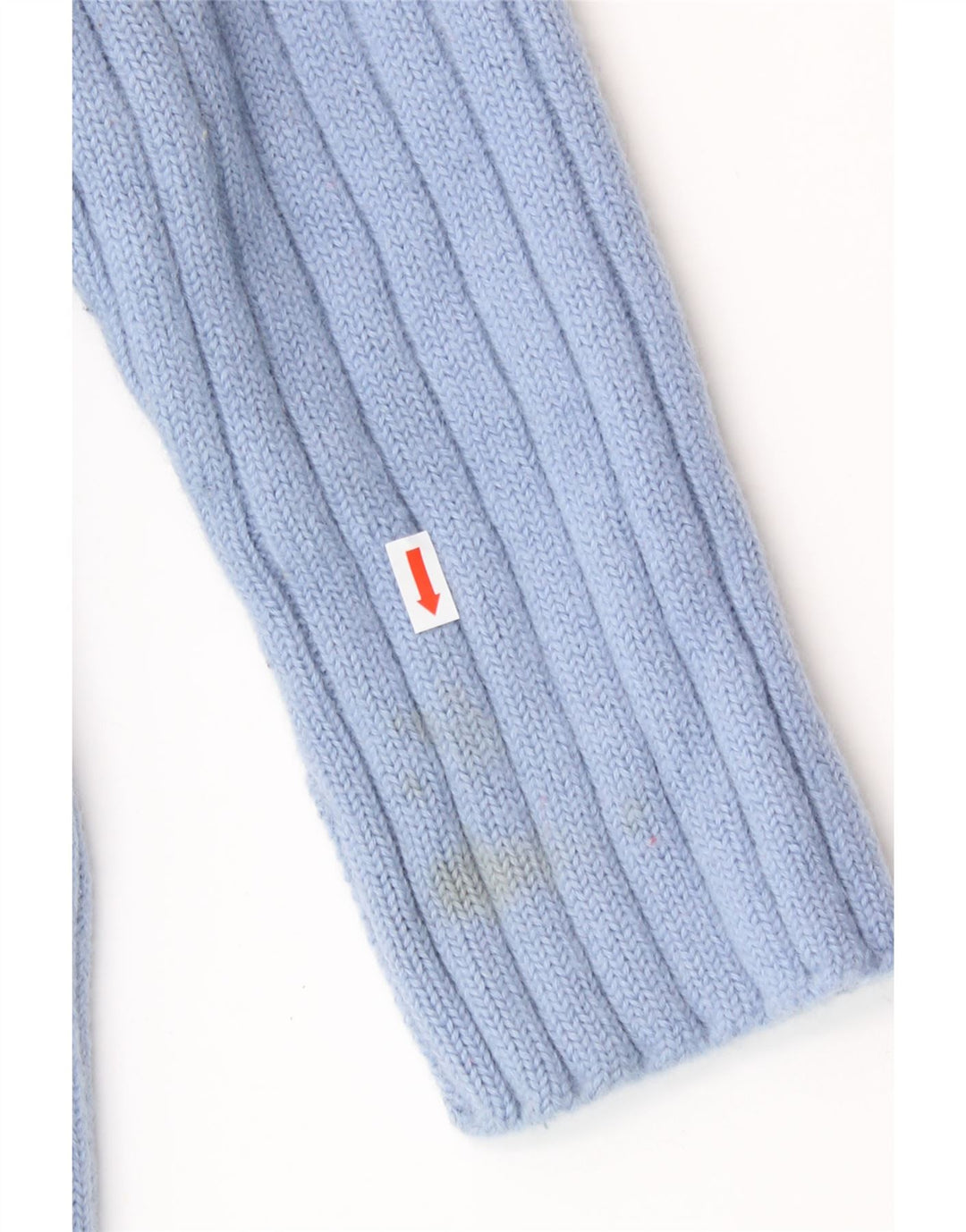 Suéter feminino JIGSAW com gola redonda Reino Unido 14 lã azul médio