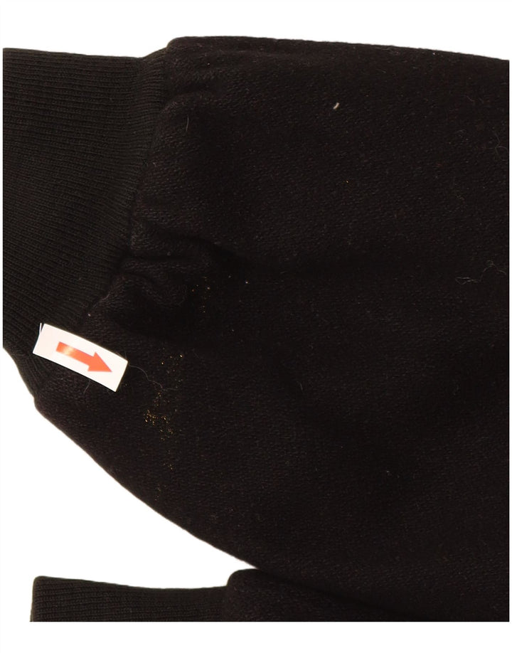 Jaqueta bomber masculina vintage UK 40 grande lã preta