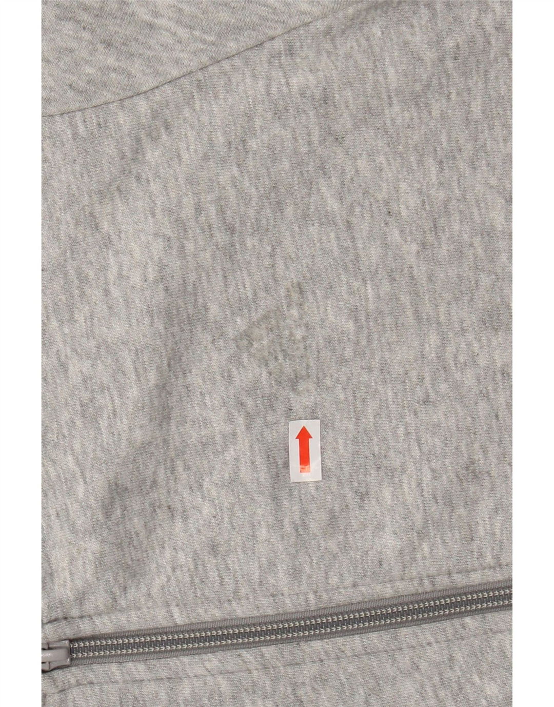 Suéter adidas masculino com capuz e zíper 11-12 anos algodão manchado cinza