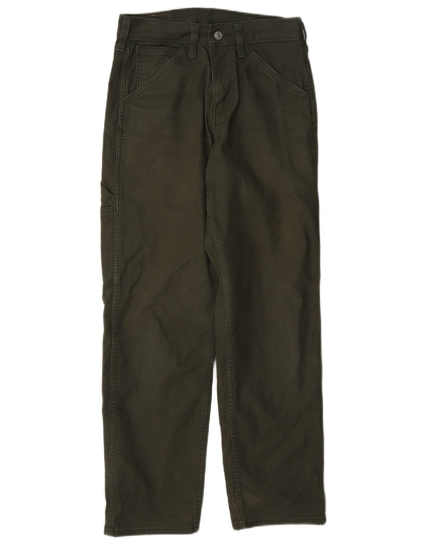 Calça cargo masculina 565 reta Levi's W28 L30 algodão cáqui