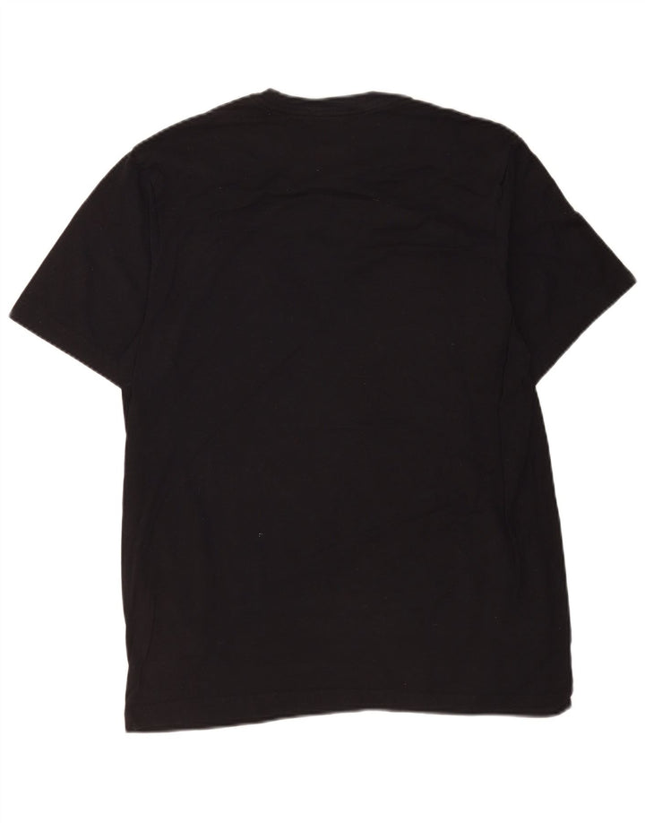 Camiseta Nike masculina gráfica Top médio algodão preto