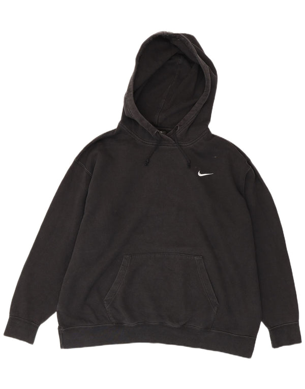 Nike Mens Hoodie Jumper 2XL Algodão Preto