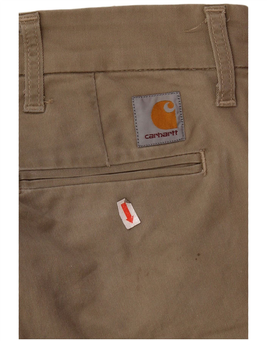 Calça Chino Masculina Slim CARHARTT W29 L32 Algodão Bege