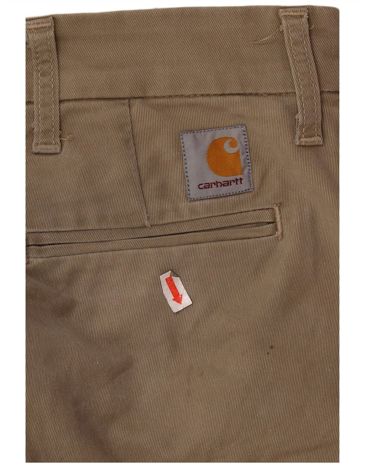 Calça Chino Masculina Slim CARHARTT W29 L32 Algodão Bege