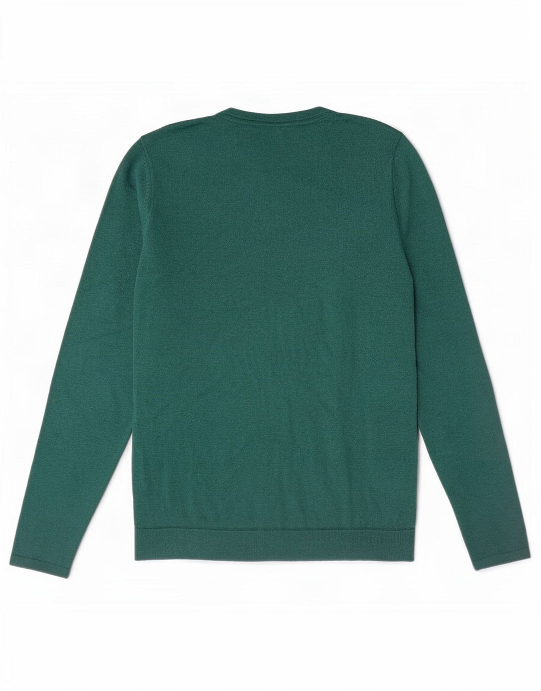Suéter feminino Fat Face com gola redonda e poliéster verde médio UK 12