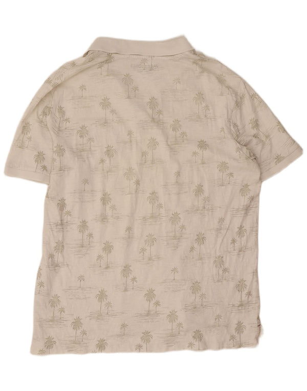 Camisa polo havaiana masculina Jack & Jones 2XL algodão branco