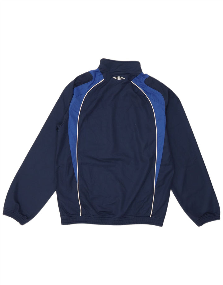 Suéter gráfico Umbro Boys 12-13 anos grande azul marinho