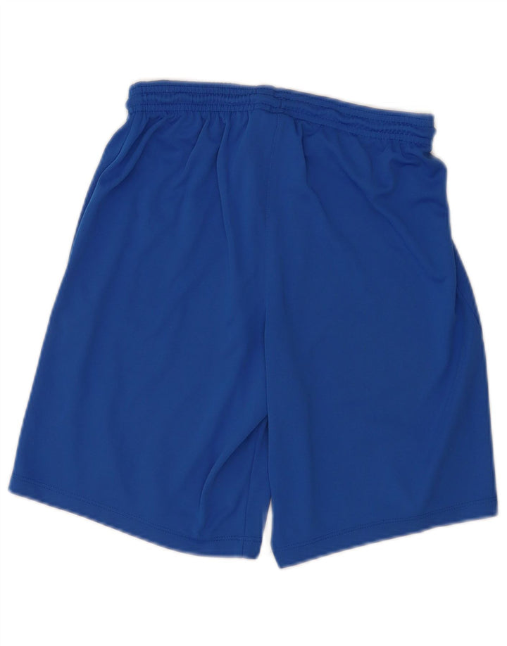 Shorts esportivos masculinos Adidas pequeno azul poliéster