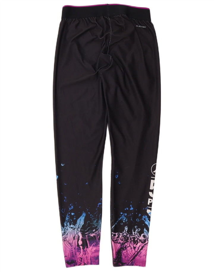 Leggings Reebok Graphic Feminino UK 12/14 Médio Preto Colorblock