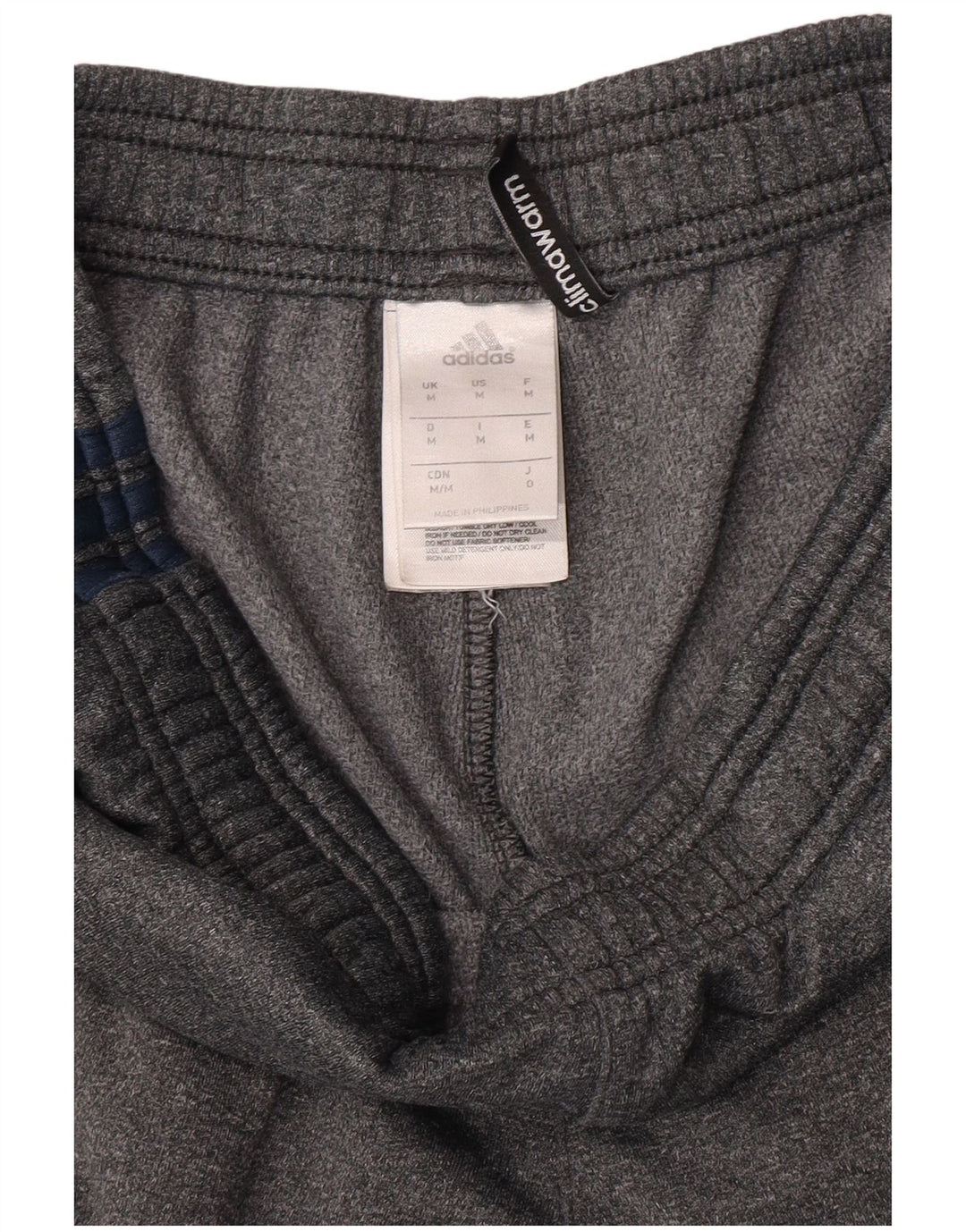 Adidas Mens Climawarm Calças de treino Joggers Cinza Médio Poliéster