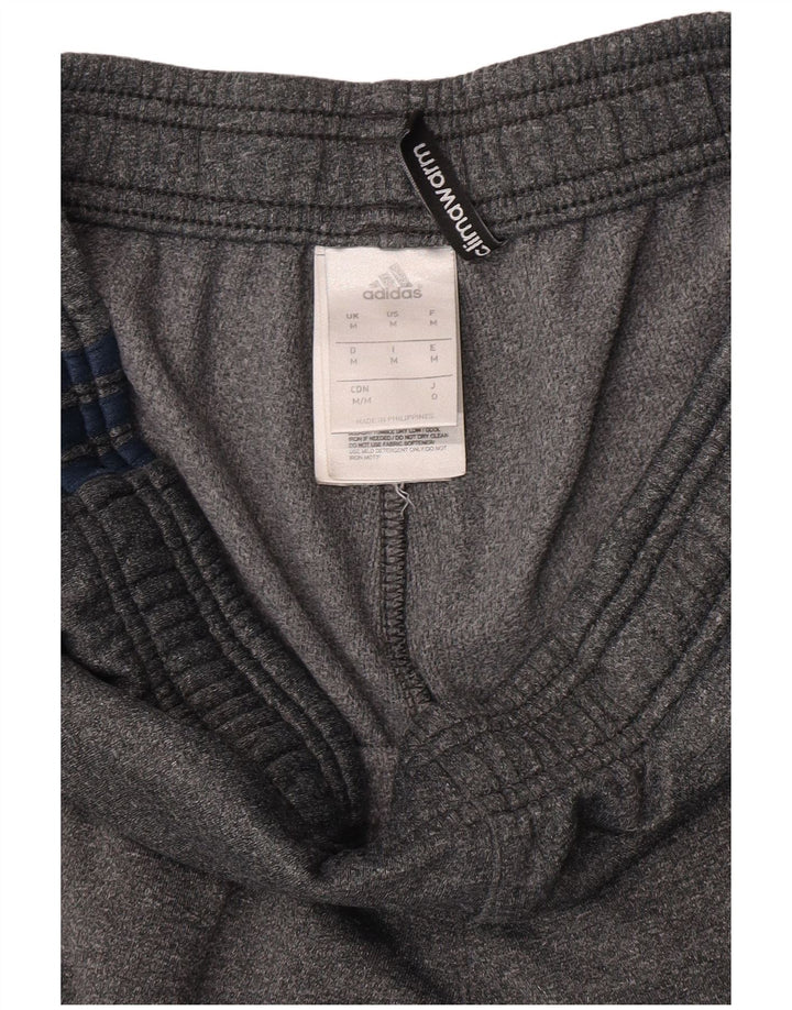 Adidas Mens Climawarm Calças de treino Joggers Cinza Médio Poliéster