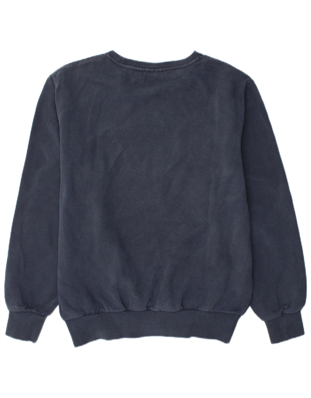 ELLESSE moletom gráfico masculino jumper médio azul marinho algodão