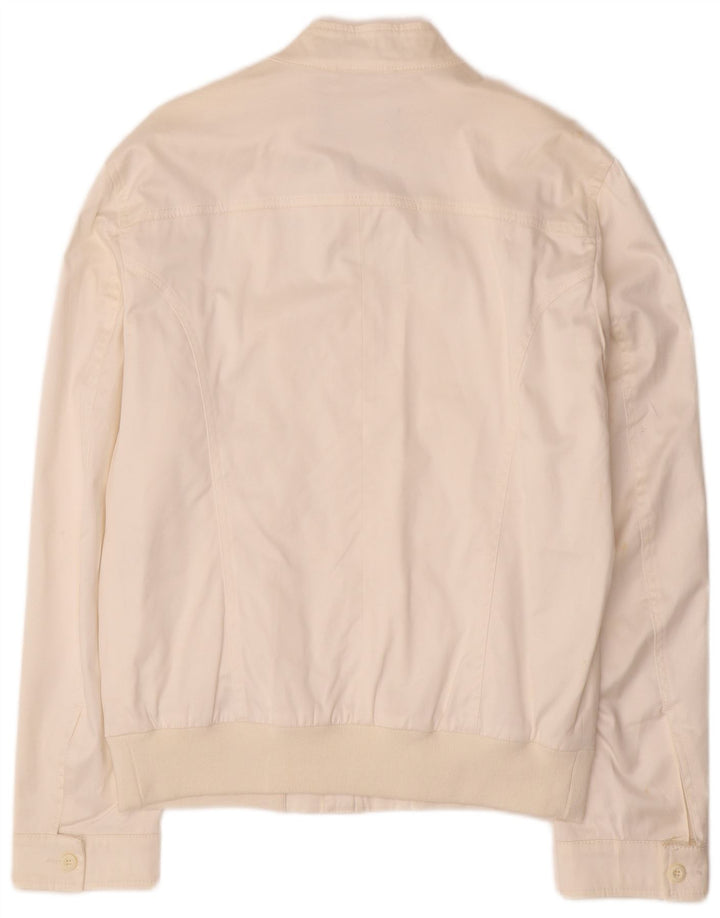 Jaqueta bomber masculina ICEBERG UK 44 2XL algodão branco