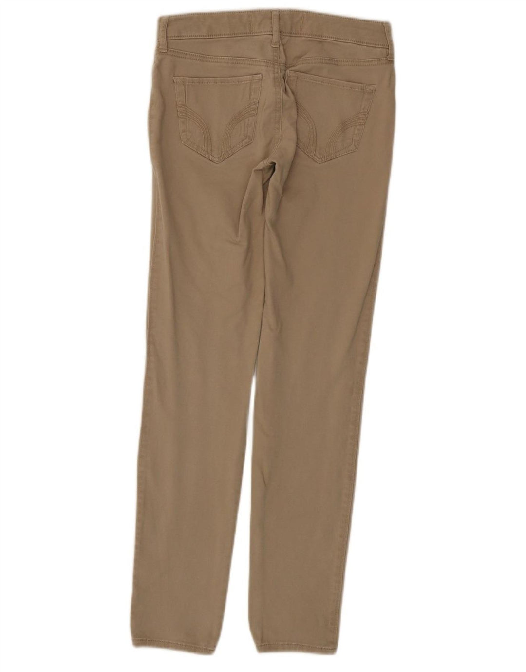 HOLLISTER Womens Slim Chino Trousers W24 L29 Beige Cotton Vintage Hollister and Second-Hand Hollister from Messina Hembry 
