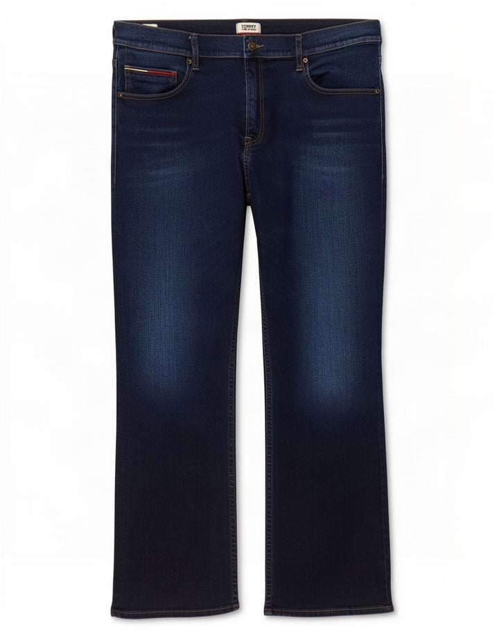 Jeans feminino Tommy Hilfiger Bootcut W38 L32 azul marinho