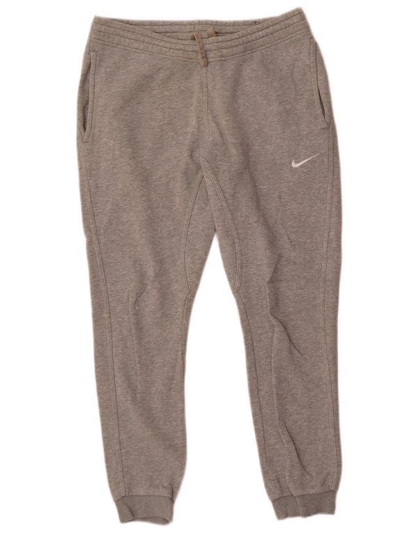 Calça de treino masculina Nike joggers pequeno algodão cinza