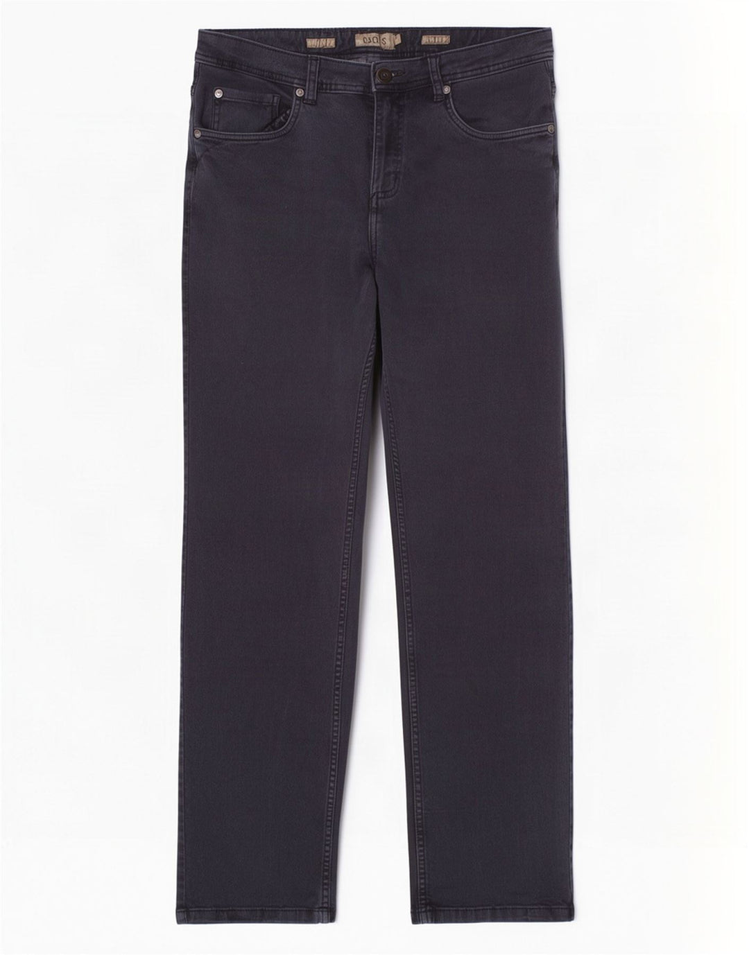 Calça jeans reta masculina Dack IT 50 grande W32 L31 algodão azul marinho