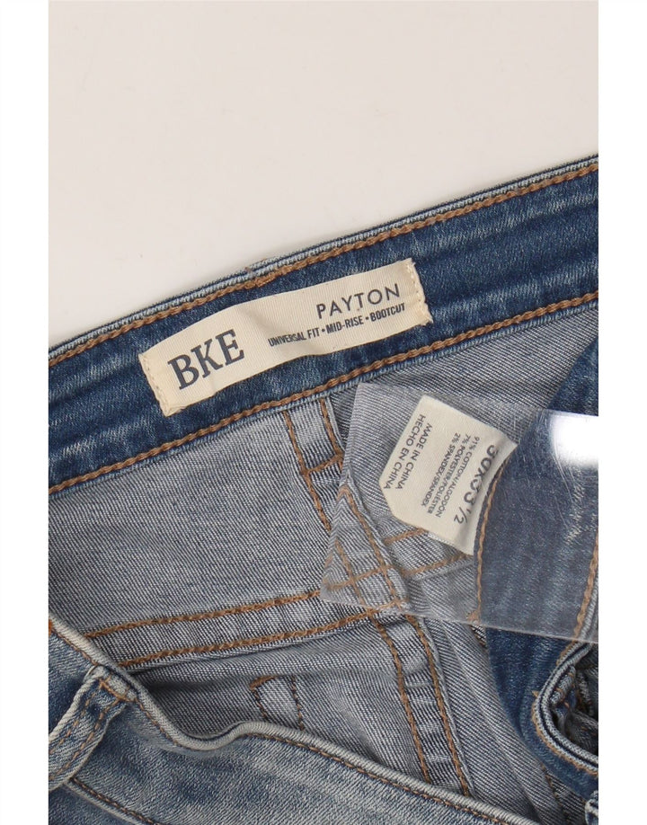 Calça jeans feminina BKE Payton Bootcut W30 L33.5 algodão azul
