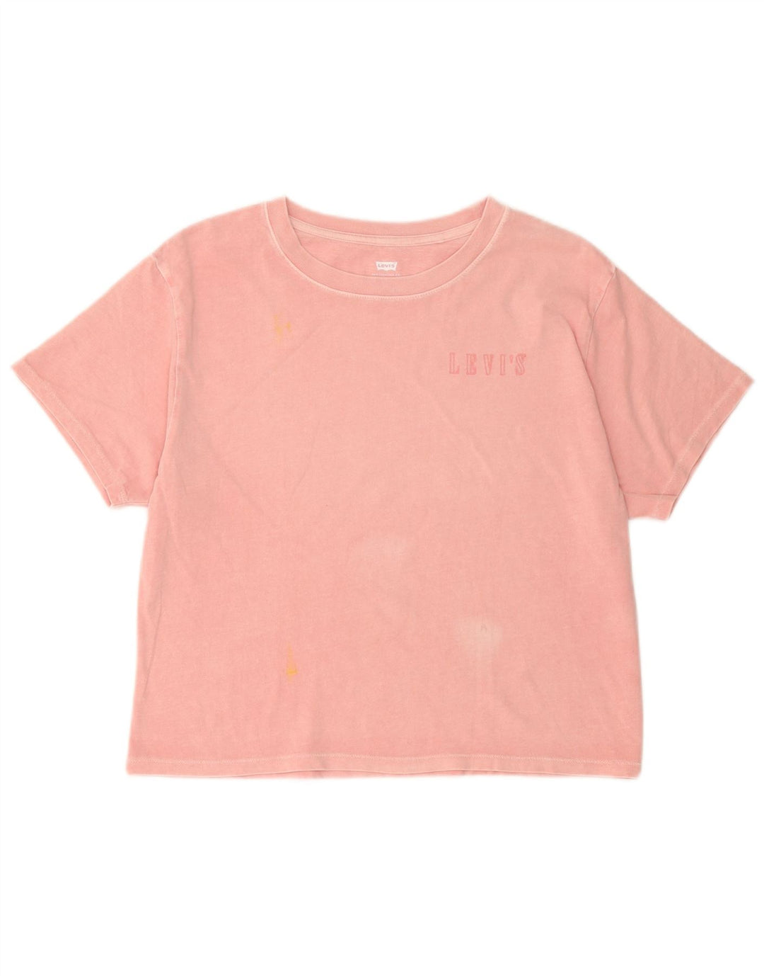 Camiseta feminina estampada oversized Levi's UK 10 pequena rosa