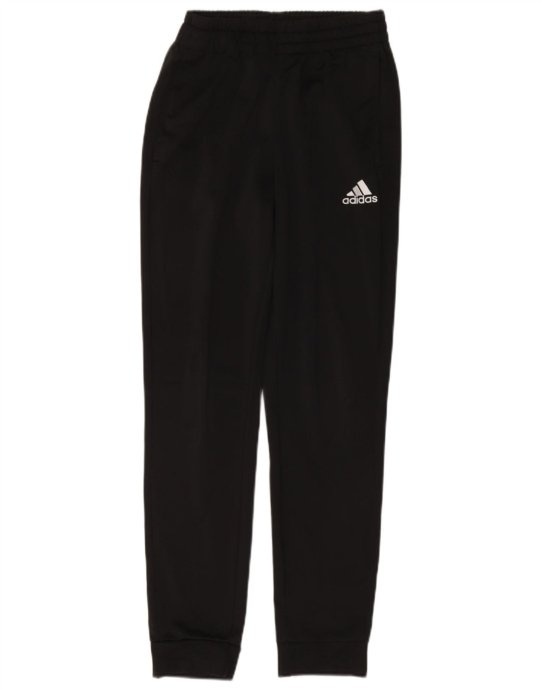 ADIDAS Calças de treino femininas Joggers UK 34/36 Pequeno Poliéster Preto