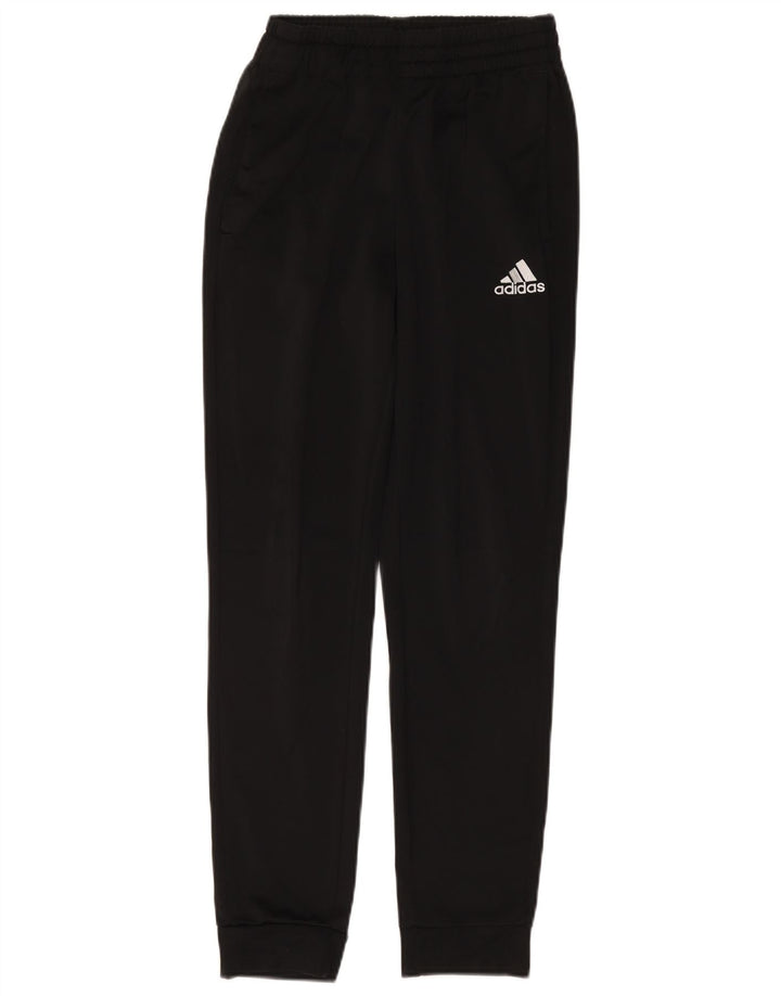 ADIDAS Calças de treino femininas Joggers UK 34/36 Pequeno Poliéster Preto