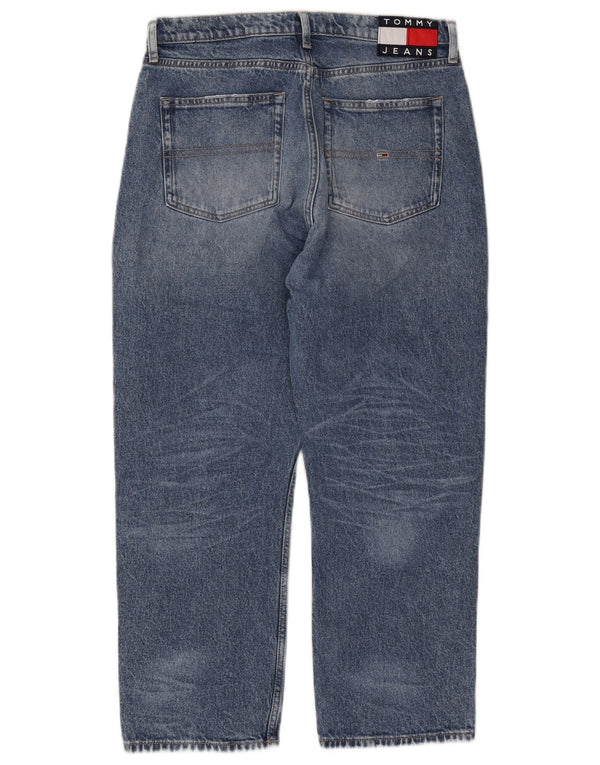 Jeans cropped feminino TOMMY HILFIGER W31 L25 algodão azul