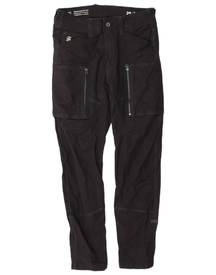 Calça cargo slim masculina G-Star W29 L32 algodão preto