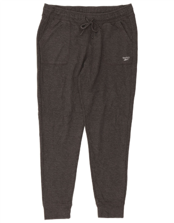 REEBOK Calça de treino masculina Joggers grande cinza