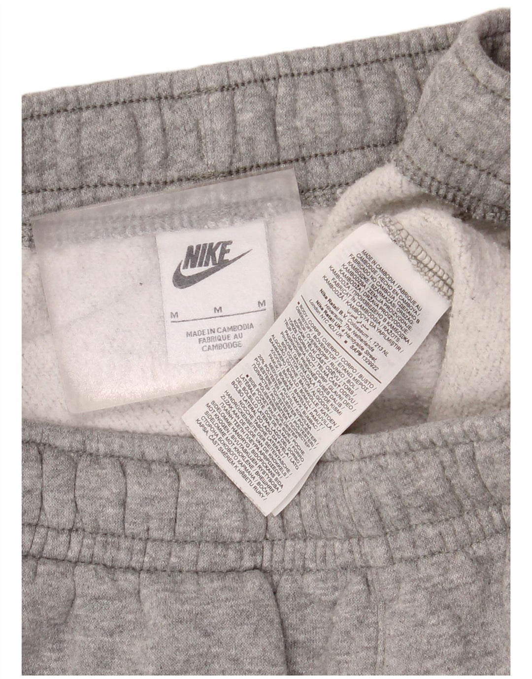 Nike Mens Cargo Calças de treino Joggers cinza médio algodão