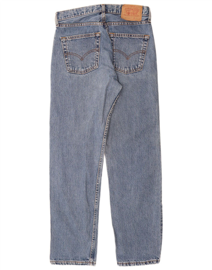 Levi's feminino 517 cintura alta bootcut jeans W30 L30 algodão azul