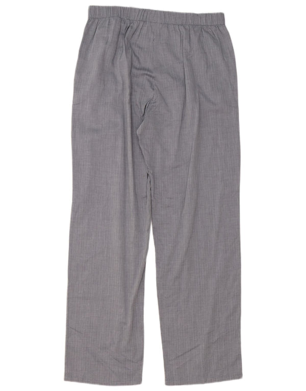 Calvin Klein Calça masculina reta casual grande W34 L30 algodão cinza
