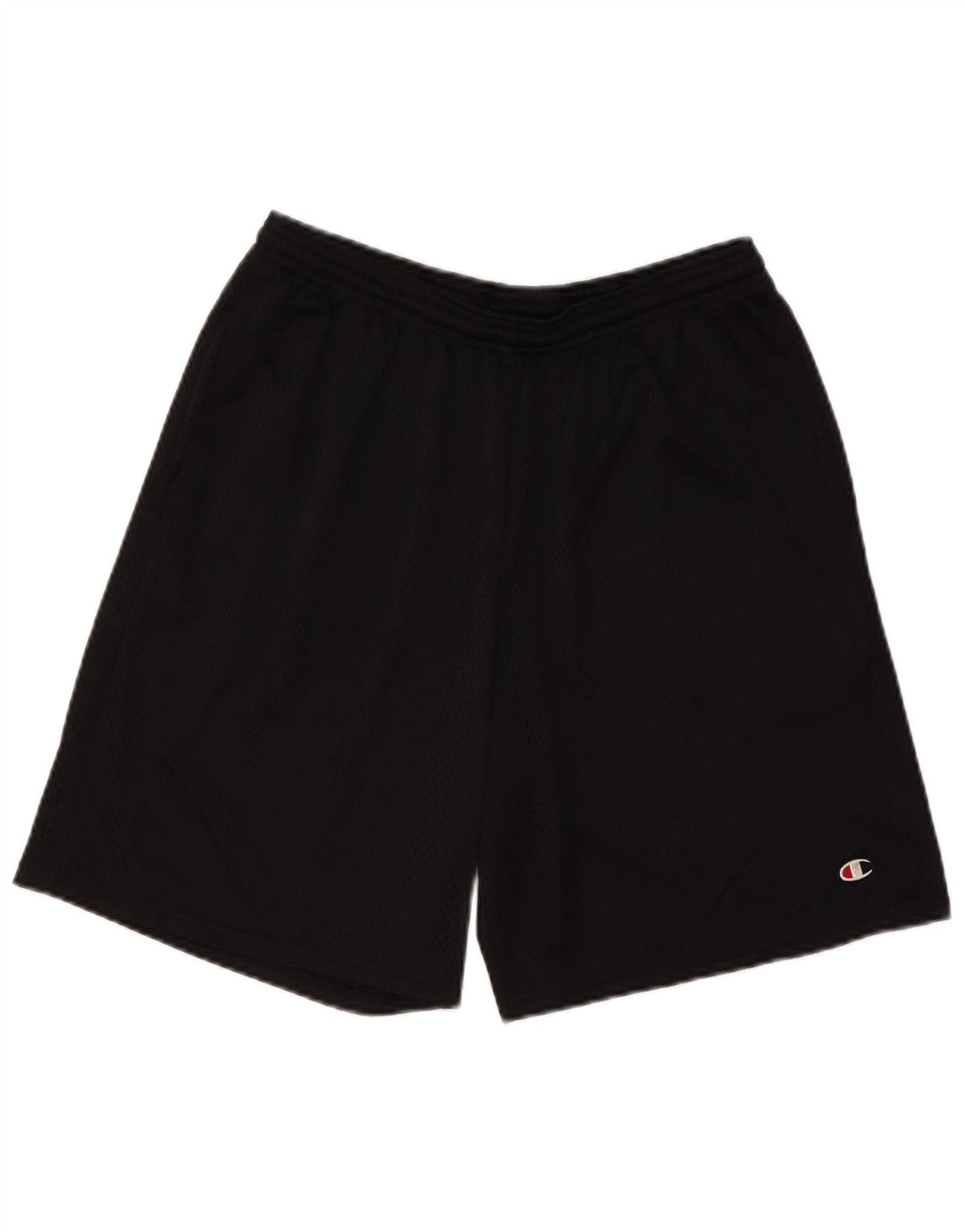 Shorts esportivos masculinos Champion médio preto poliéster