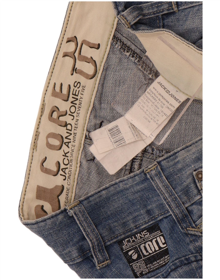 Shorts jeans masculino Jack & Jones médio W32 algodão azul