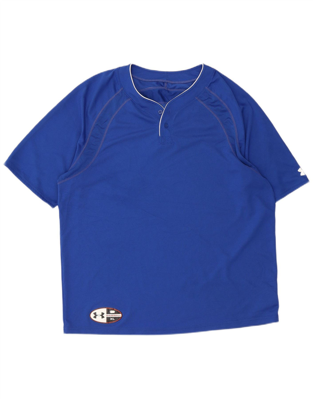 Camiseta masculina de beisebol UNDER ARMOUR XL azul poliéster