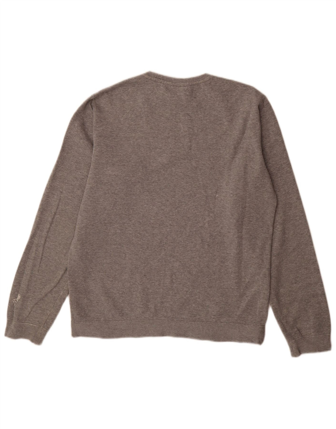 Nike Mens Moletom Jumper Médio Algodão Cinza