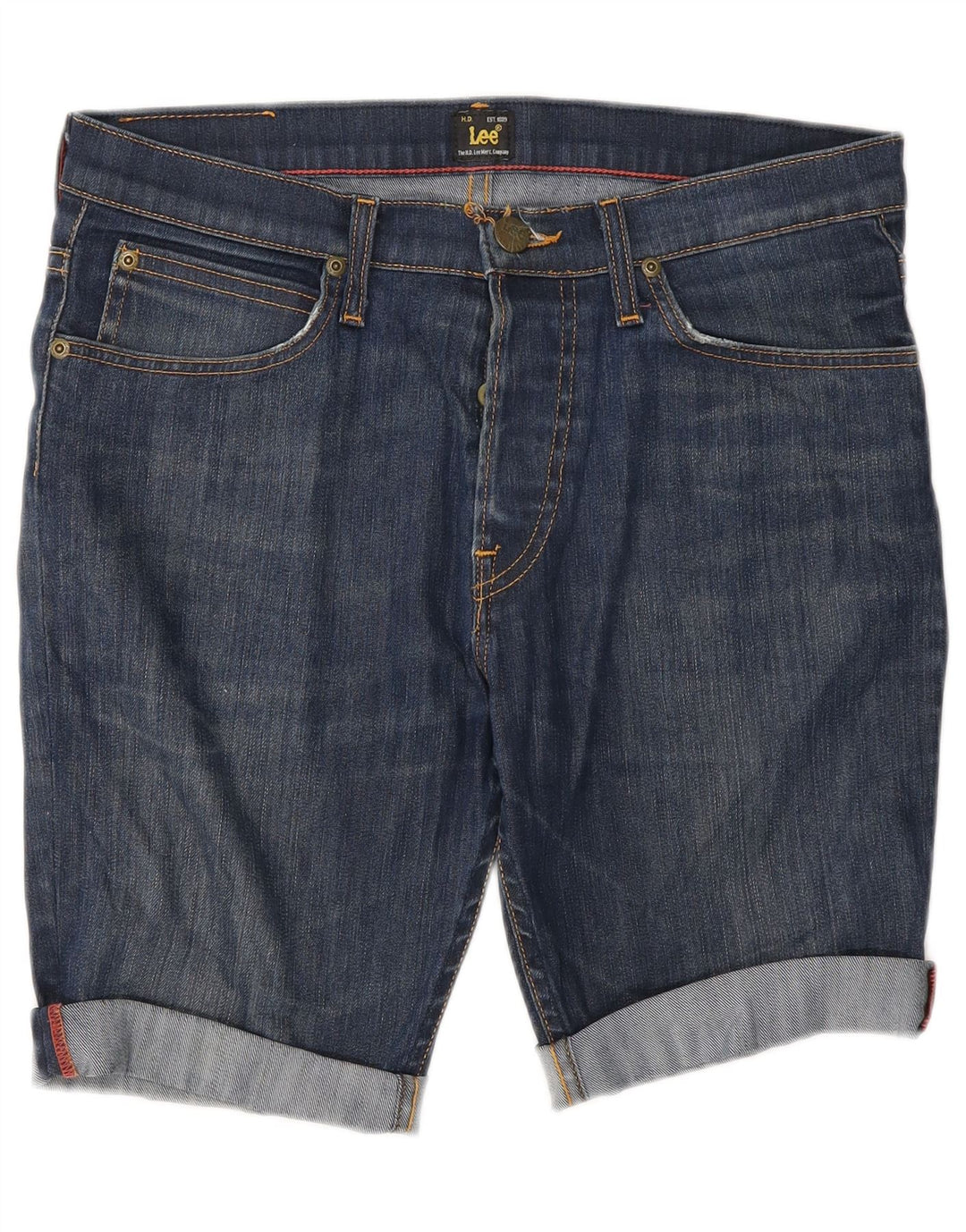Shorts jeans Lee feminino Jegger W31 algodão azul médio