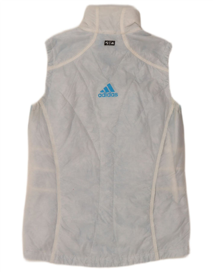 Adidas Womens Terrex Padded Gilet UK 12 Médio Branco Poliéster