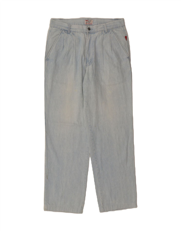CARRERA Womens Pegged Straight Jeans W34 L30 Blue Cotton Vintage Carrera and Second-Hand Carrera from Messina Hembry 